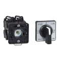Schneider Electric Sélecteur de Voltmètre à Came 3L Et 3Ln 45° 12 A Fixation Diam22 Mm