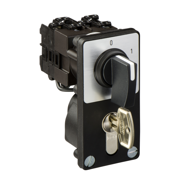 Schneider Electric Sélecteur Grad 5Pos+0 2Poles Man. Noire