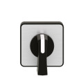 Schneider Electric Tête de Manoeuvre 45 X 45 Mm Métallisé Crosse Noire Marquage à Graver
