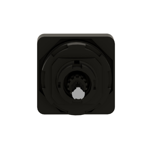 Schneider Electric Tête de Manoeuvre 45 X 45 Mm Métallisé Crosse Noire Marquage à Graver