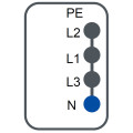 Schneider Electric Connecteur de dérivation - 10A - sélection de ph pré-câblé