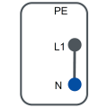 Schneider Electric Connecteur de dérivation - 10A - sélection de ph pré-câblé