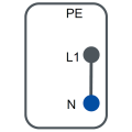 Schneider Electric Canalis - Coffret de Dérivation - 10 A - Polarité Fixe - Pré-Câblé - L1 + N