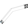 Canalis ksa - coude spé. vert. 240a - vers bas 95° à 175° - côtés 250 à 750mm