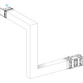 Canalis ksa - coude multiple 630a - vers haut & droite - 3 côtés ajust 250-750mm