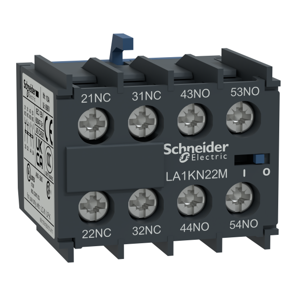 Schneider Electric Bloc de contacts auxiliaires Tesys 2 No Plus 2 Nc Bornes à Visétriers