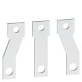 Kit d'épandage 3 pôles pour tesys g265-500 connexion 45mm-70mm
