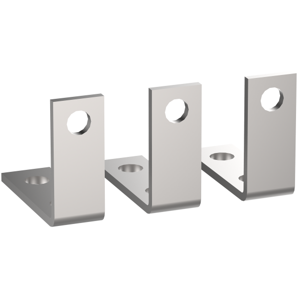 Barres d'extension de bornes latérales à angle droit pour tesys g115-225 3 pôles