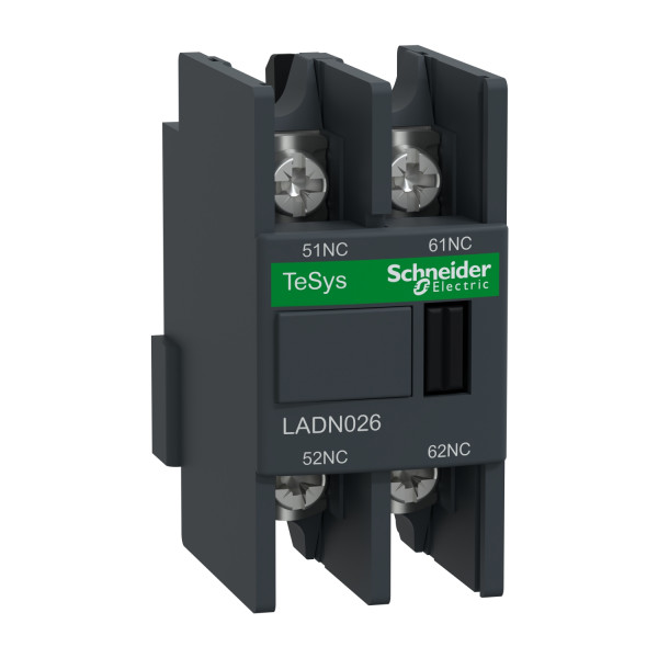 Schneider Electric Bloc de contacts auxiliaires Tesys 0 F Plus 2 O Cosses à Sertir