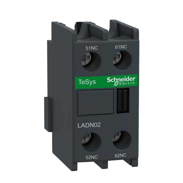 Schneider Electric Bloc de contacts auxiliaires Tesys 0 F Plus 2 O Bornes à Visétriers
