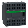 Schneider Electric Bloc de contacts auxiliaires Tesys 0 F Plus 4 O Bornes à Ressort