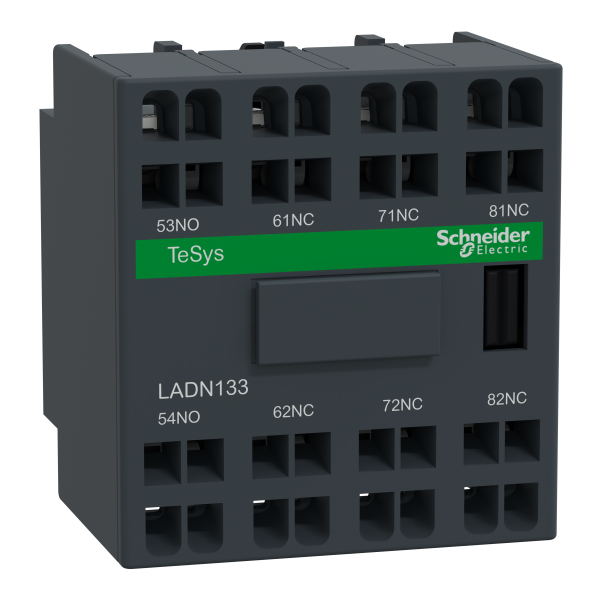 Schneider Electric Bloc de contacts auxiliaires Tesys 1 F Plus 3 O Bornes à Ressort