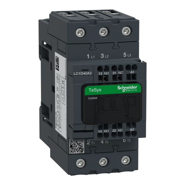 Schneider Electric Contacteur Everlink 3P Ac3 440V 40A Ctrl Ress Bob 48Vca 50/60Hz