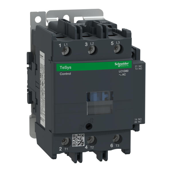 Schneider Electric Contacteur Cont 80A 1F Plus 1O 120V 50 60
