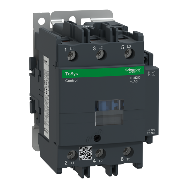 Schneider Electric Contacteur Cont 80A 1F Plus 1O 480V 60Hz