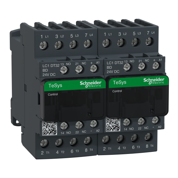 Schneider Electric Contacteur Inverseur Tesys Lc2D 4P Ac1 440V 32 A Bobine 24 V Cc