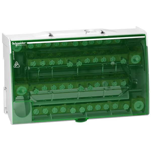 Répartiteur étagé tétrapolaire 160A Schneider Linergy DS 4x12 trous