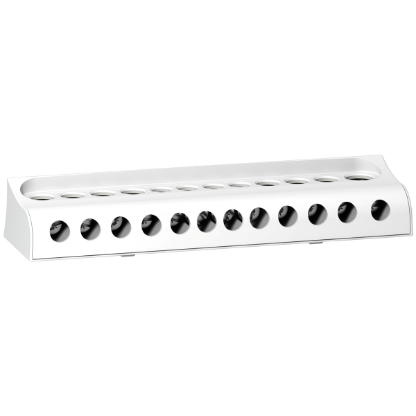 Linergy DS, barrette de neutre 125 A 12 trous pour répartiteur tétra 125-160 A