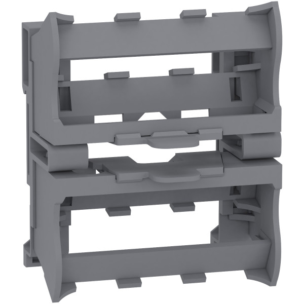 Kit supports borniers Schneider Resi9 pour coffrets Resi9 24 et Pragma ou tout rail Din