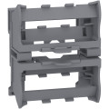 Kit supports borniers Schneider Resi9 pour coffrets Resi9 24 et Pragma ou tout rail Din