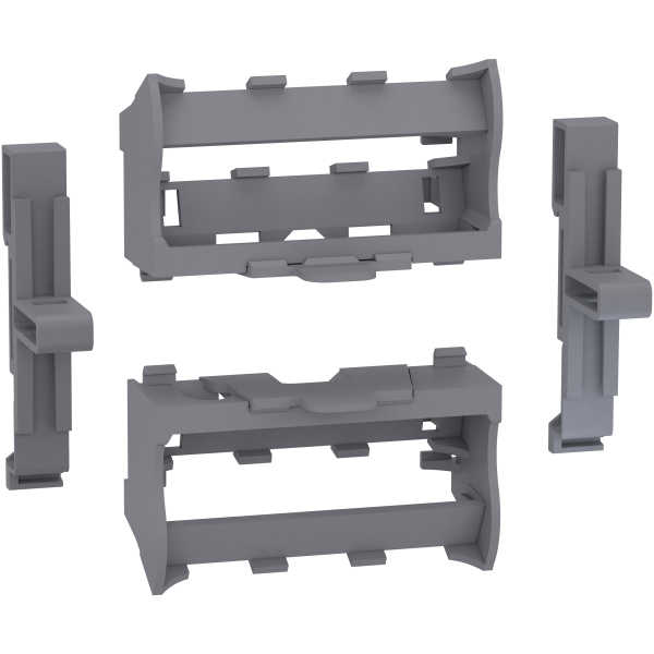 Kit supports borniers Schneider Resi9 pour coffrets Resi9 24 et Pragma ou tout rail Din
