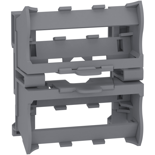 Kit supports borniers Schneider Resi9 pour coffrets Resi9 24 et Pragma ou tout rail Din