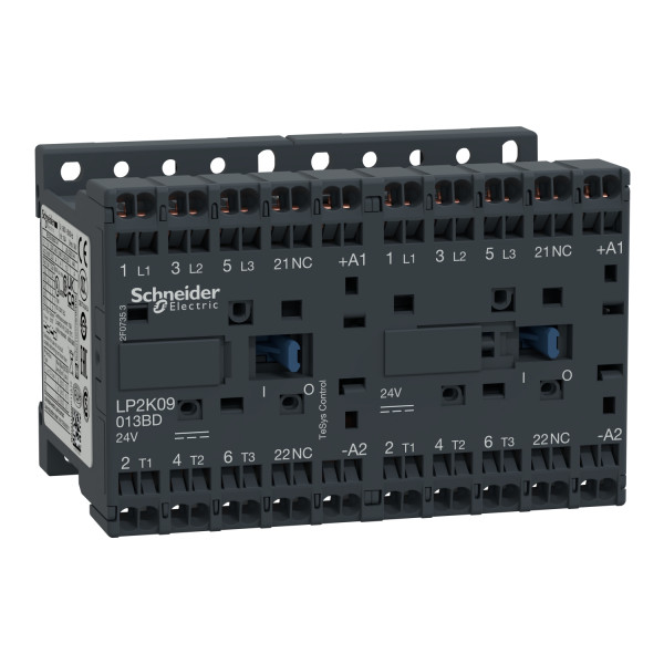 Schneider Electric Contacteur Inverseur Tesys Lp2K 3P Ac3 440V 9 A Bobine 24 V Cc