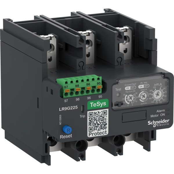 Relais de surcharge thermique tesys lr9g 225a raccordement par ressort
