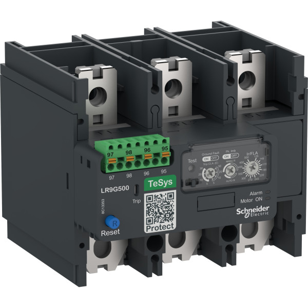 Relais de surcharge thermique tesys lr9g 500a connexion par ressort