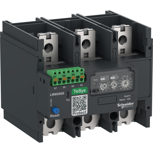 Relais de surcharge thermique tesys lr9g 500a connexion par ressort