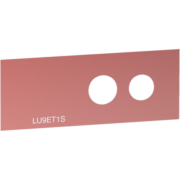 Tesys U - étiquette De Sécurité Rouge Translucide - Pour Départ Moteur