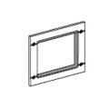 CADRE DE PORTE IP40 TOUTES COMMANDES  ACCESSOIRE DISJONCTEUR NSX100 250