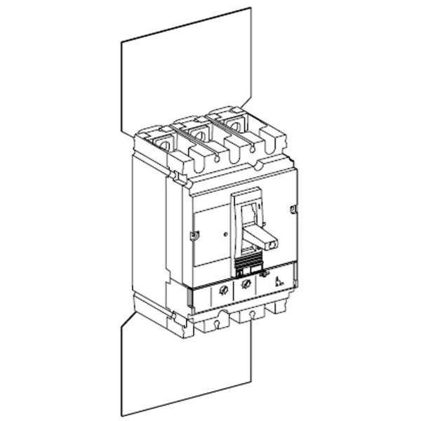 2 ECRANS ISOLANTS 3P (PAS DE 45 MM)  ACCESSOIRE DISJONCTEUR NSX100-250
