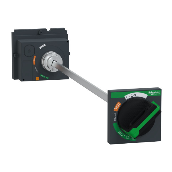 Compact nsx - commande rotative prolongée standard - poignée noire pour nsx250