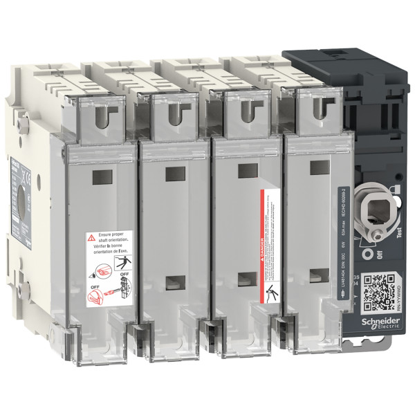 Fupact gs - interrupteur sectionneur fusible - 63a - 4p - din 000 - f&r ctrl