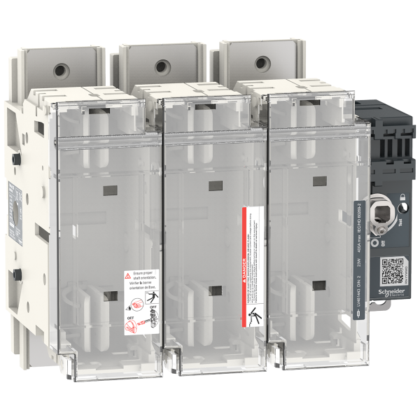 Fupact gs - interrupteur sectionneur fusible - 400a - 3p - din 0/1/2 - f&r ctrl