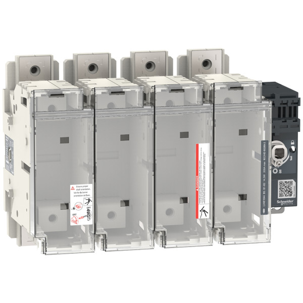 Fupact gs - interrupteur sectionneur fusible - 200a - 4p - bs b1/3 - f&r ctrl