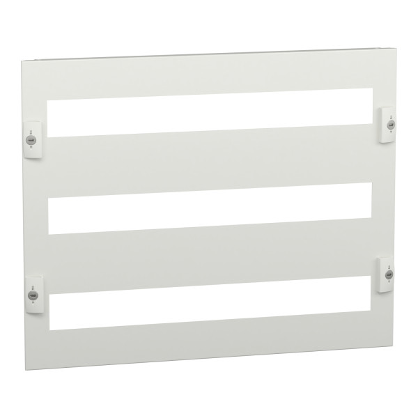 Prismaset g active - plastron modul. découpé-8m-3 rangées axe 150-l600-ral9003