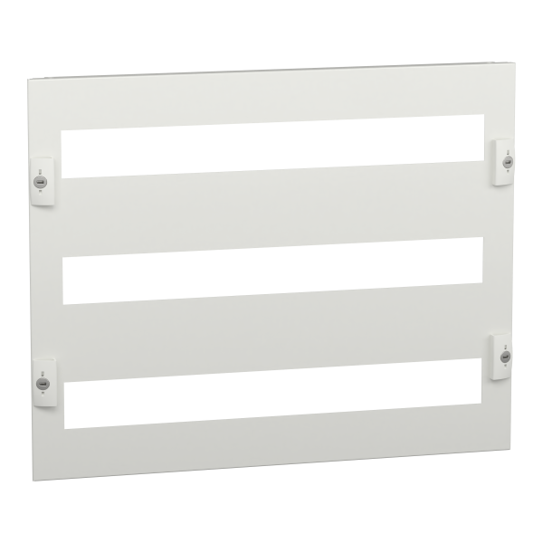 Prismaset g active - plastron modul. découpé-8m-3 rangées axe 150-l600-ral9003