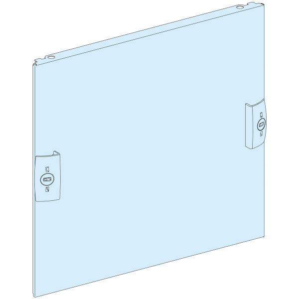 Plastron Plein Blanc PrismaSeT G Active Schneider Electric 4 Modules - Largeur 600 mm