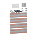 Linergy lgye - liaison transfert horizontal mtz2 - 4p 3200a - l=580mm