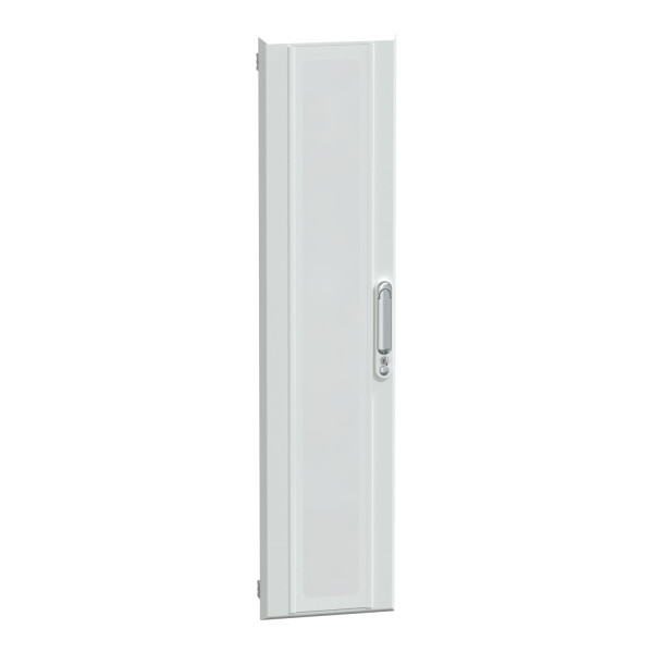 Porte transparente Schneider Prismaset G pour gaine extension 24m l300 RAL9003