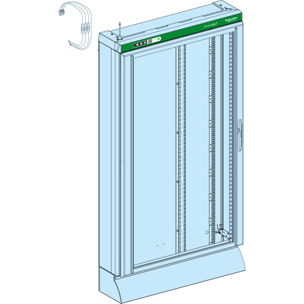 Prismaset g active - armoire connectée - l850 - ip30 - 27m - ral9003 - Schneider Electric - LVS08242D