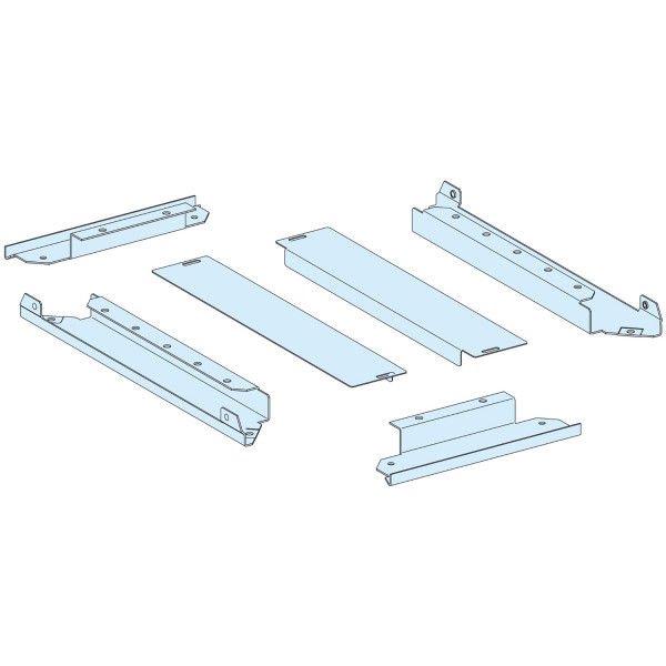 Prismaset p active - plaque passe-câbles pleine ip30 - l400 p400