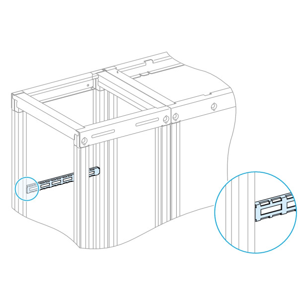 Prismaset p active - supports bridage câbles - l650mm - lot de 4