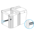 Prismaset p active - supports bridage câbles - l650mm - lot de 4