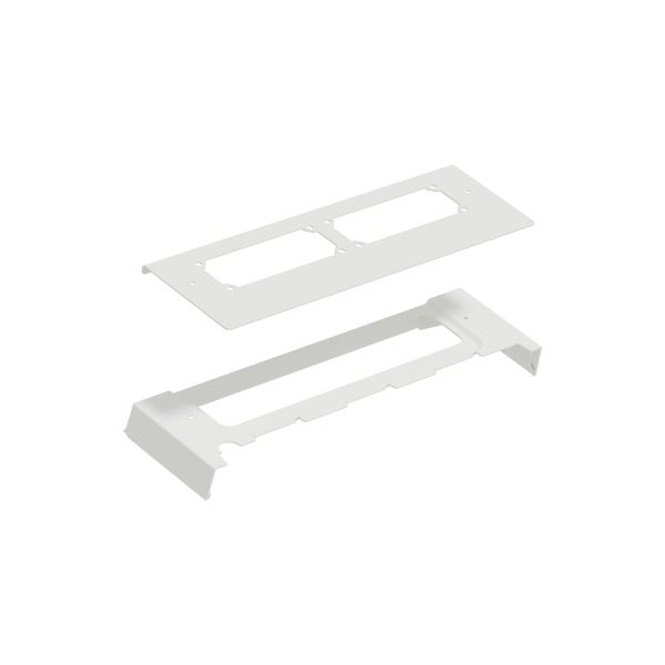 Prismaset g active - plaque passe-câble découpée sur toit bandeau vert - l600