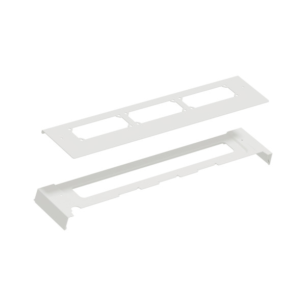 Prismaset g active - plaque passe-câble découpée sur toit bandeau vert - l850