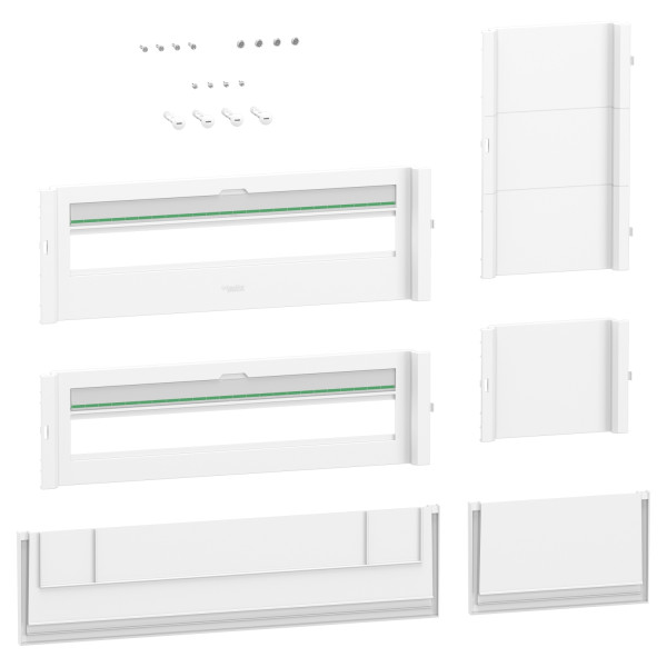 Prismaset s - coffret saillie plastique & métal 7 rangées 24 modules