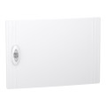 Prismaset xs - porte pleine ral9003 pour coffret 1 rangée 18 modules
